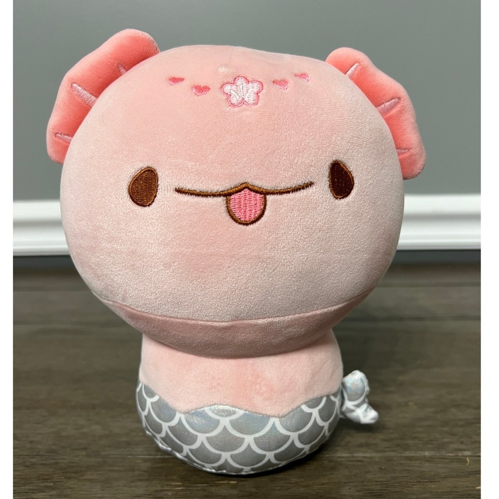 Mewaii Axolotl Plush 8 Inch Pink Kawaii Soft Stuffed Animal Collectible Toy